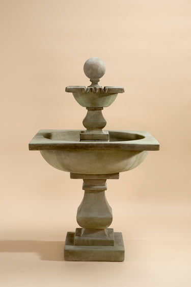 Solara Outdoor Cast Stone Garden Fountain – 53